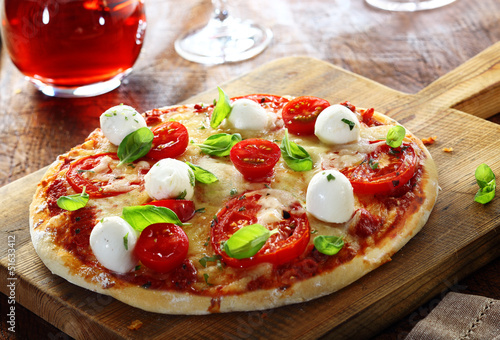 Delicious homemade Italian pizza #51633412