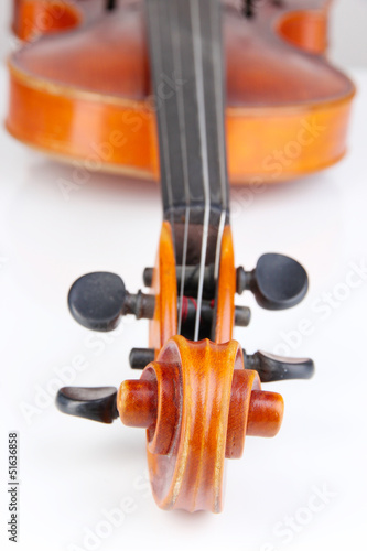 Classical violin close up