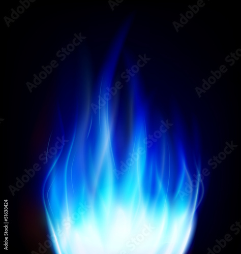 blue fire background