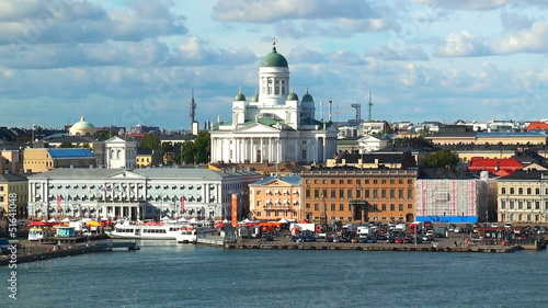 Aerial panorama of Helsinki, Finland