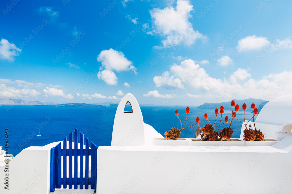 Santorini Island, Greece - obrazy, fototapety, plakaty 
