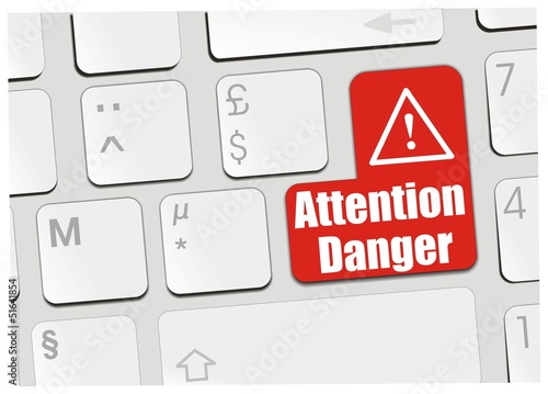 clavier attention danger