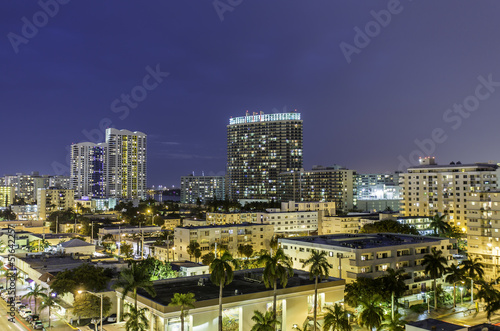 Miami south beach night street view © marchello74
