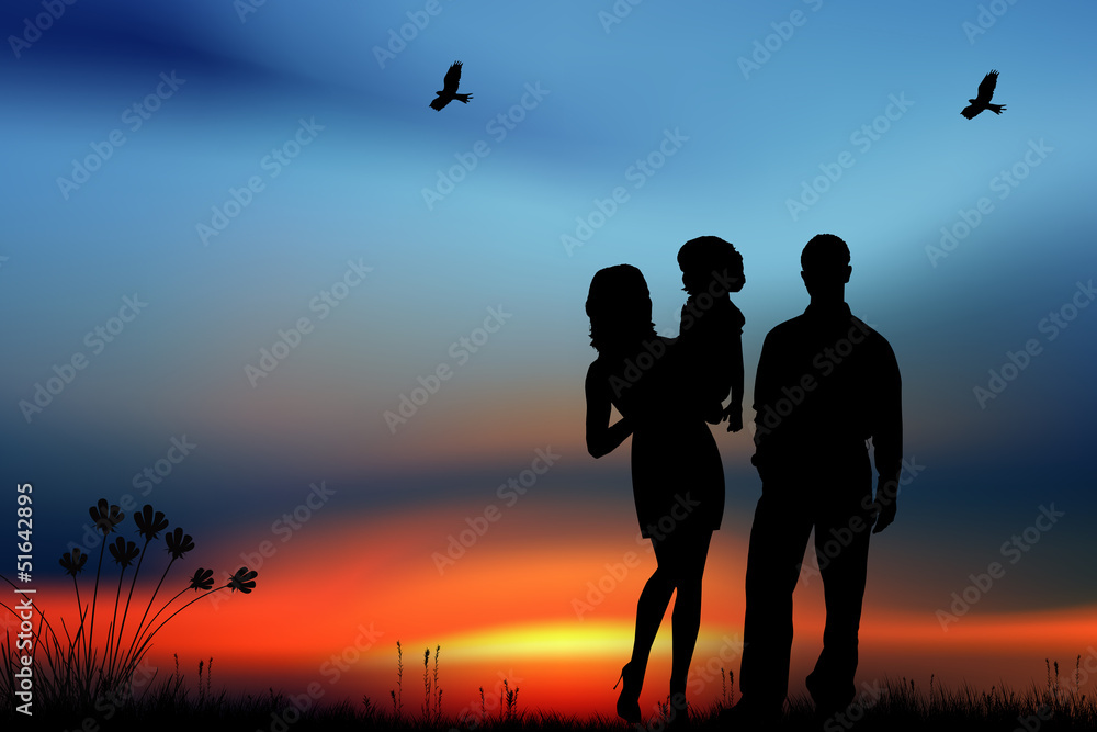 Fototapeta premium family