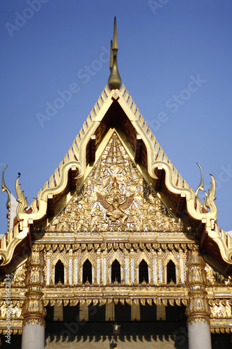 Photography front of the temple thailand