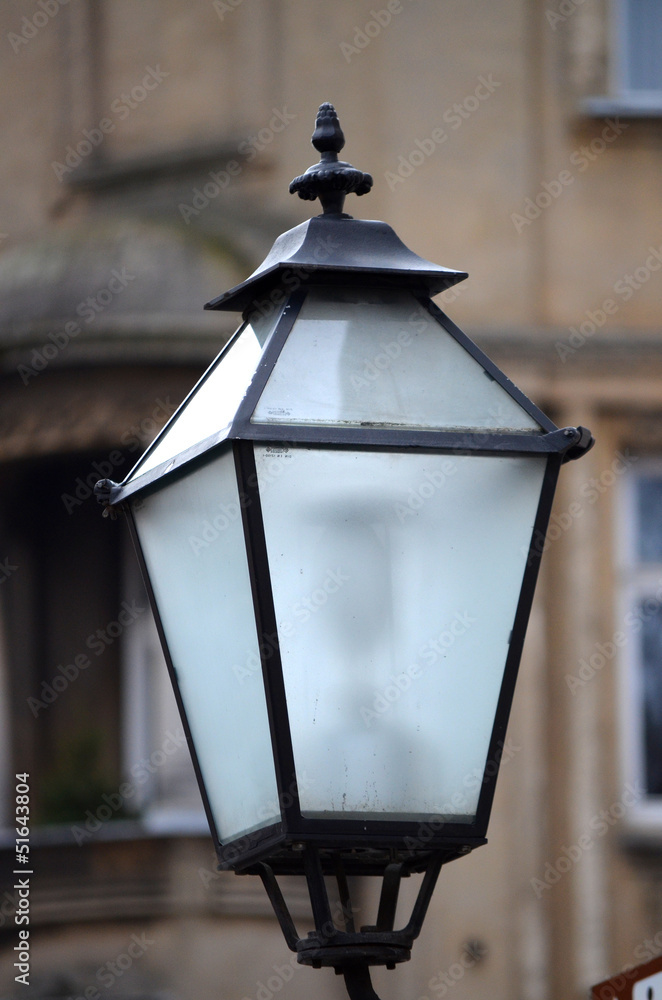 old lamp in zagreb