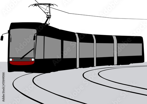 Tram rails