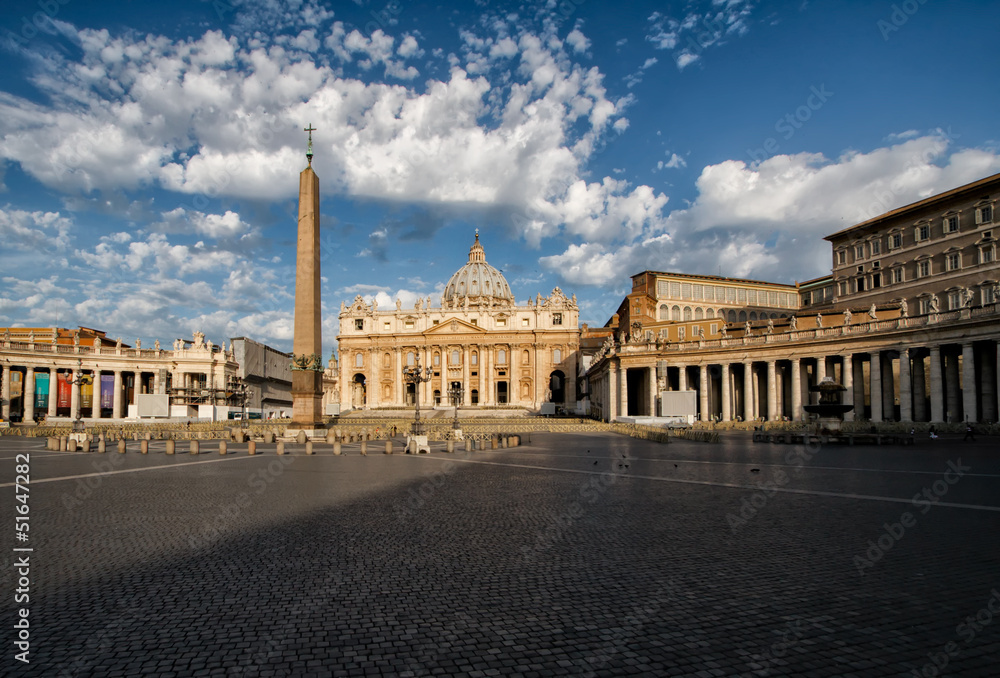Saint peter square in Vatican City