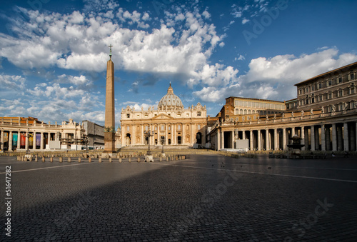 Saint peter square in Vatican City