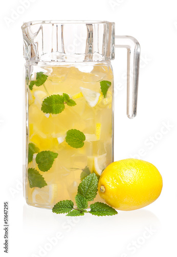 Pitcher of lemonade