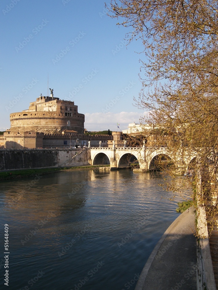 Roma, veduta di Castel Sant'Angelo