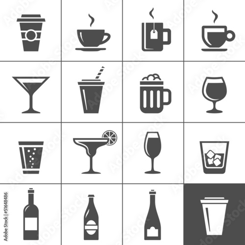 Drinks and beverages icons