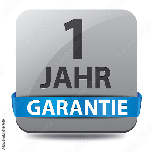 1 Jahr Garantie Button