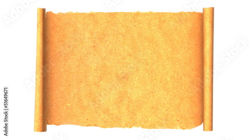 Grunge old paper scroll texture