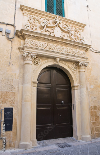 Lecciso Palace. Lecce. Puglia. Italy.