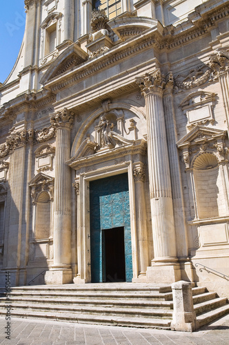 Church of St. Irene. Lecce. Puglia. Italy.