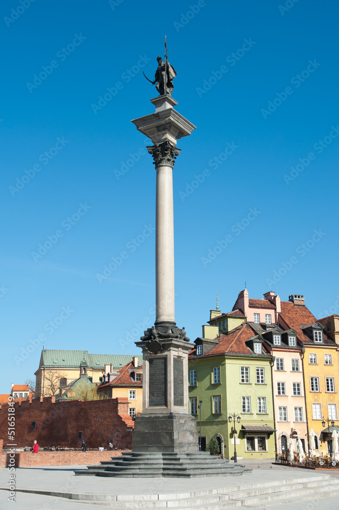 Obraz premium Zygmunt's column in Warsaw