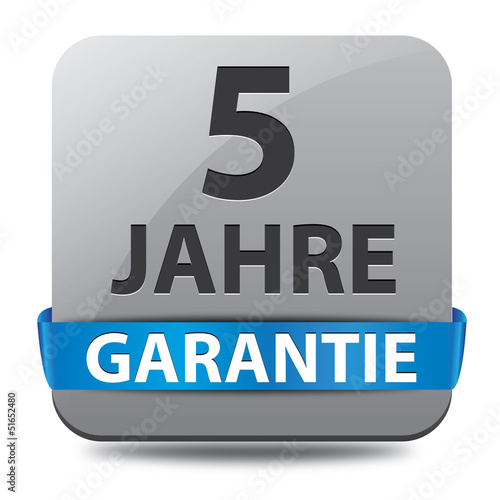 5 Jahre Garantie Button