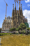 Facade Sagrada Familia Barcelona Spain