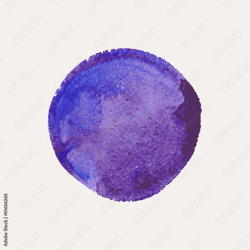 Watercolor circle