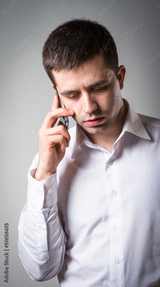 Businessman using smartphone Businessman using smartphone