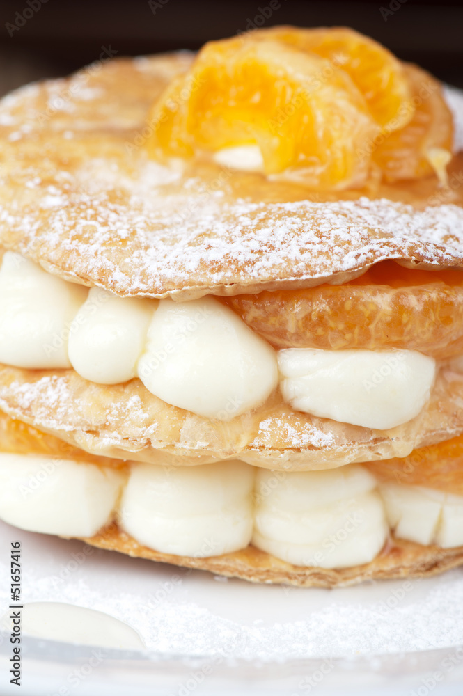 millefeuille with tangerine millefeuille with tangerine