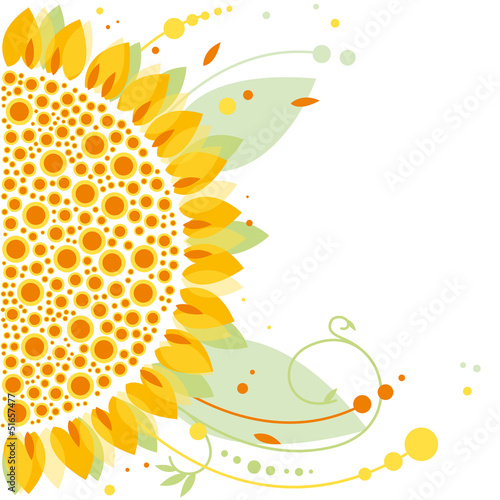 sunflower, floral design
