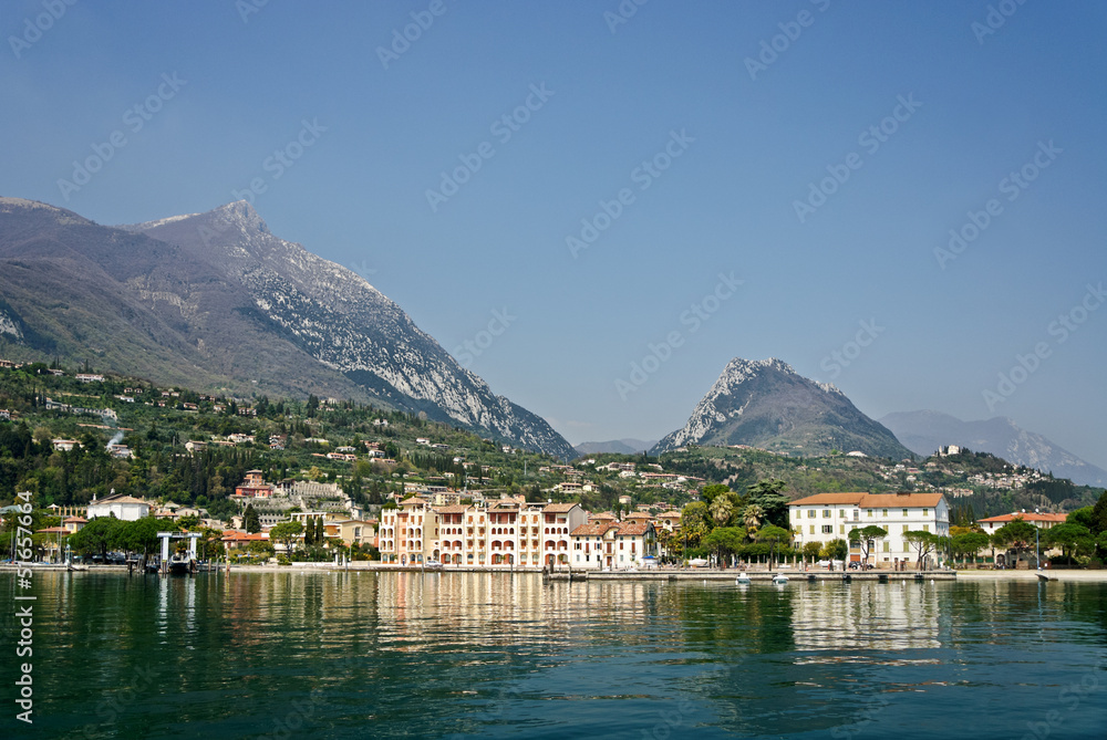 Ansicht von Toscolano-Maderno am Gardasee