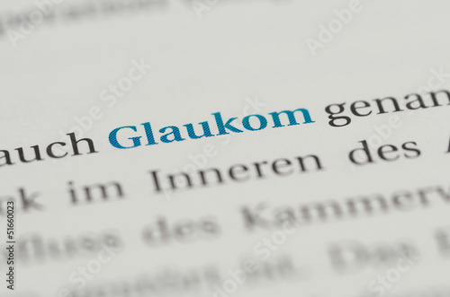 Glaukom Definition  photo