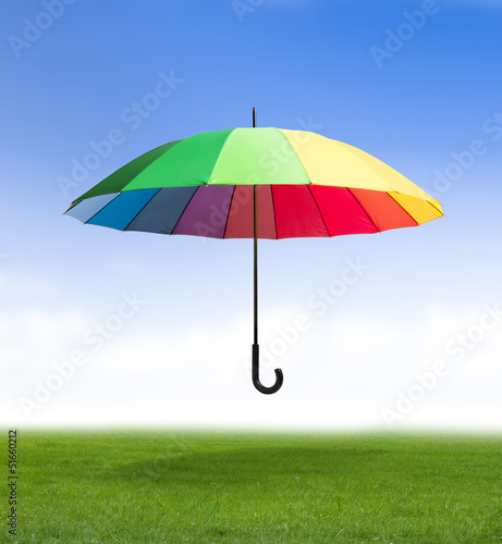 Regenschirm Draußen