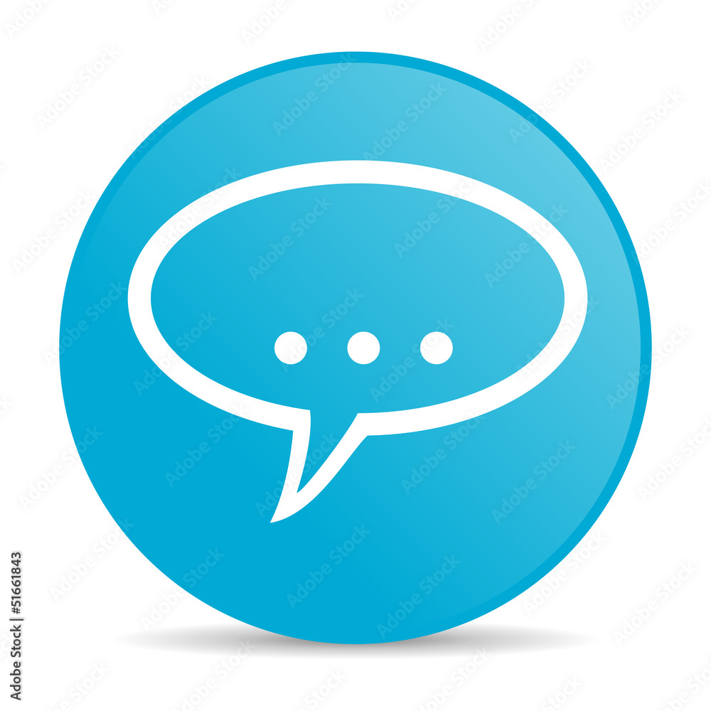 forum blue circle web glossy icon forum blue circle web glossy icon