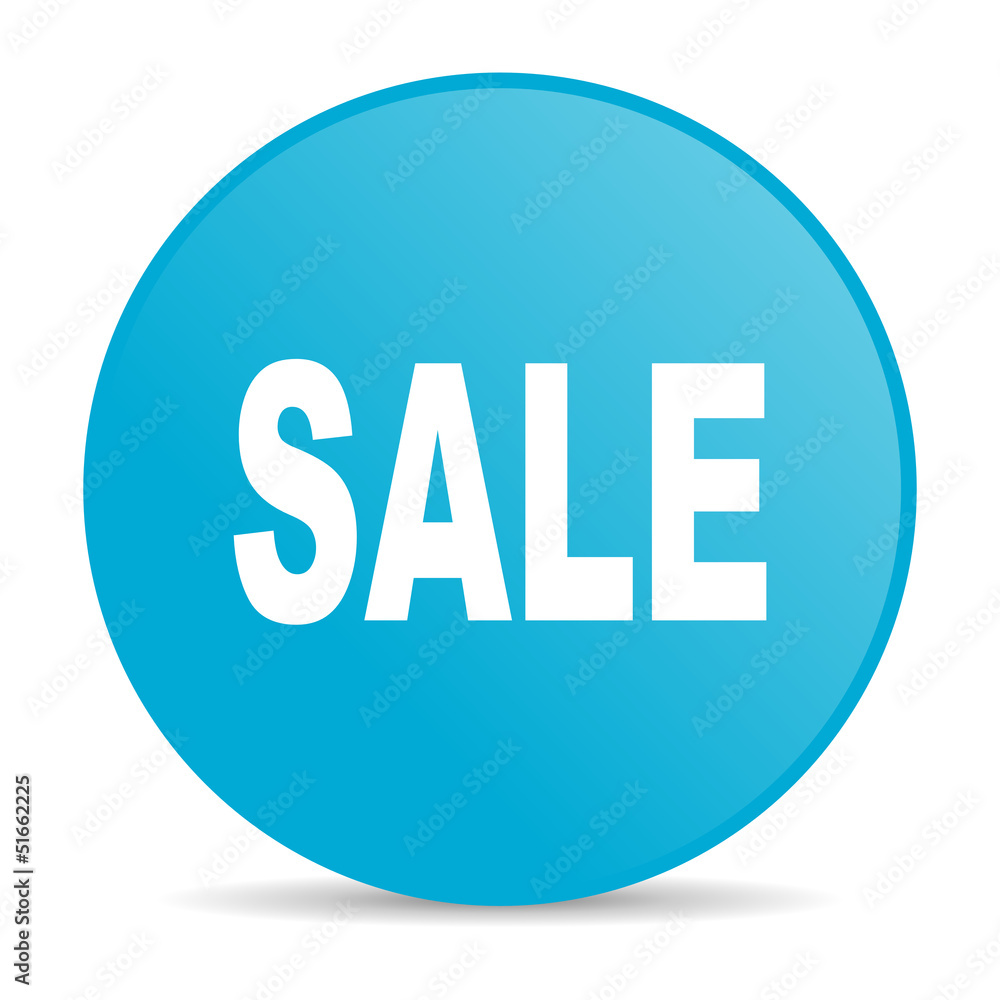 sale blue circle web glossy icon sale blue circle web glossy icon