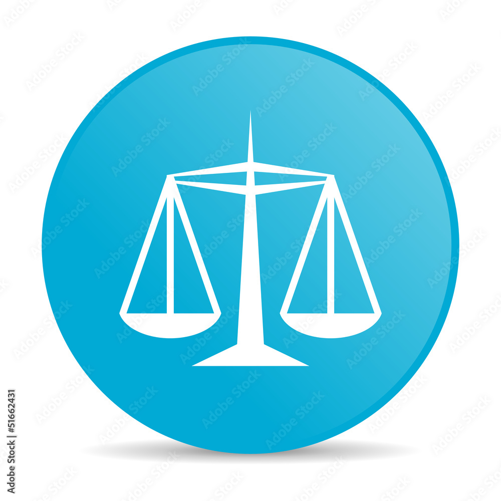 justice blue circle web glossy icon justice blue circle web glossy icon