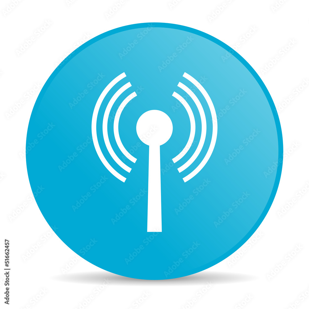 wifi blue circle web glossy icon wifi blue circle web glossy icon