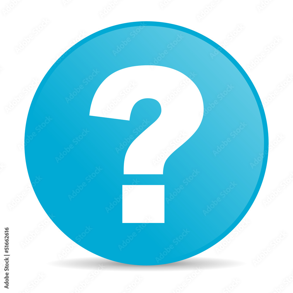 question mark blue circle web glossy icon question mark blue circle web glossy icon