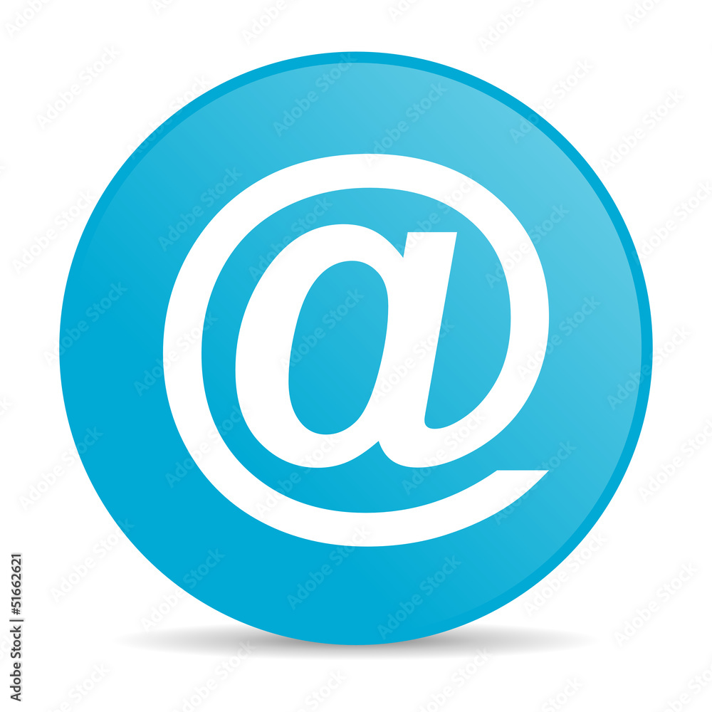 at blue circle web glossy icon at blue circle web glossy icon