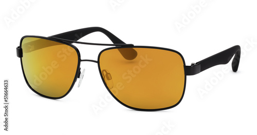 sunglasses on white background