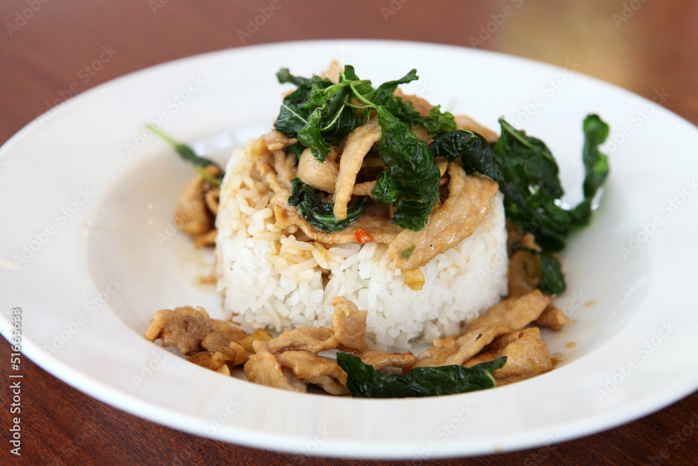 Thai Chicken and Basil Thai Chicken and Basil