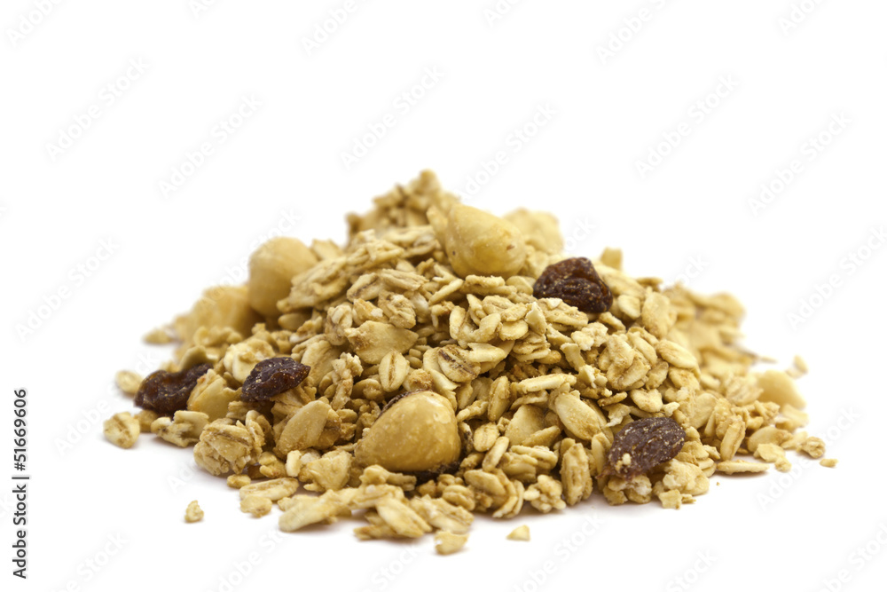 Pile of Organic Cereal Pile of Organic Cereal