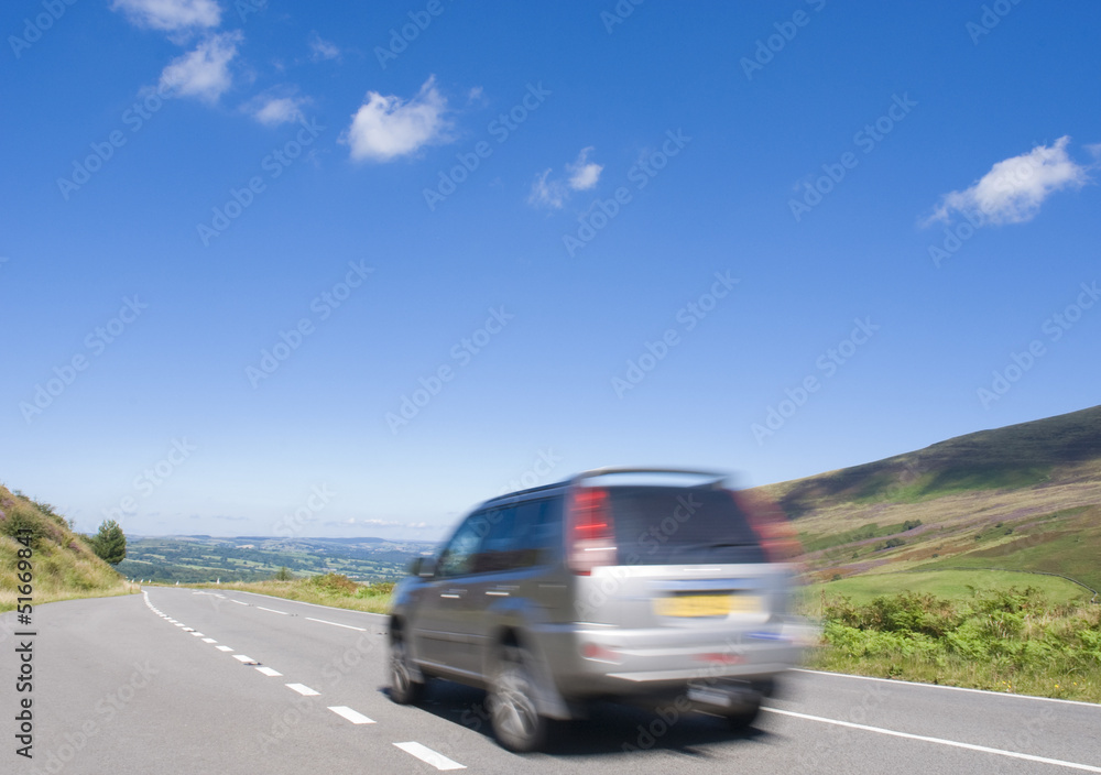 Open road and highway Open road and highway