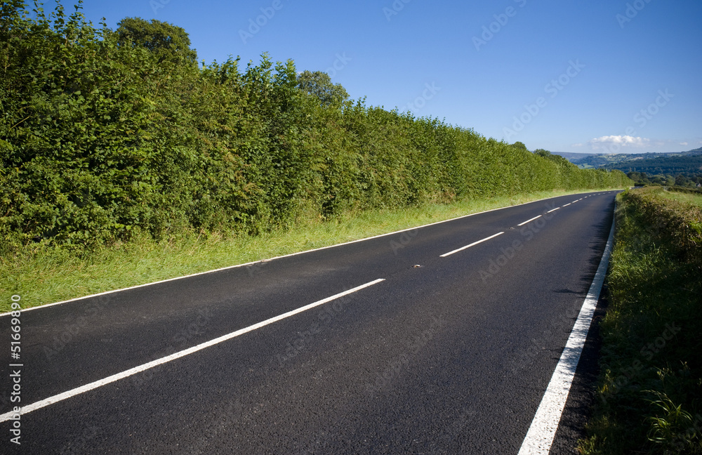 Open road and highway Open road and highway