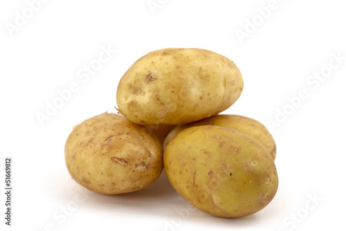 Pile of Organic Potatoes