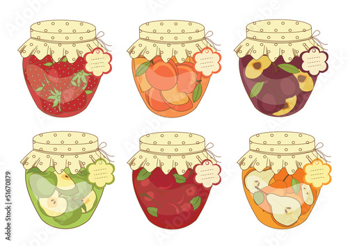 Jars of jam