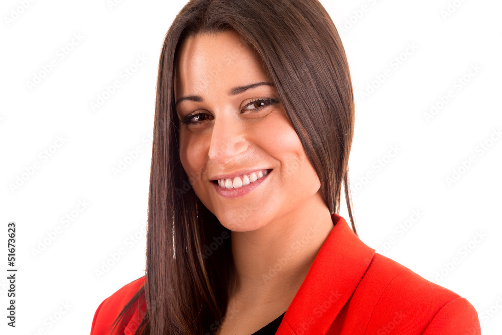 Beautiful woman posing