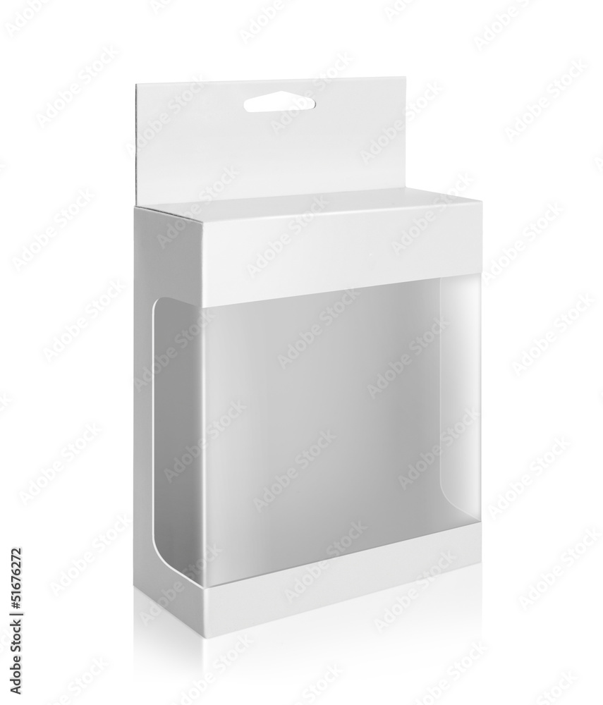 cardboard box with a transparent plastic window cardboard box with a transparent plastic window
