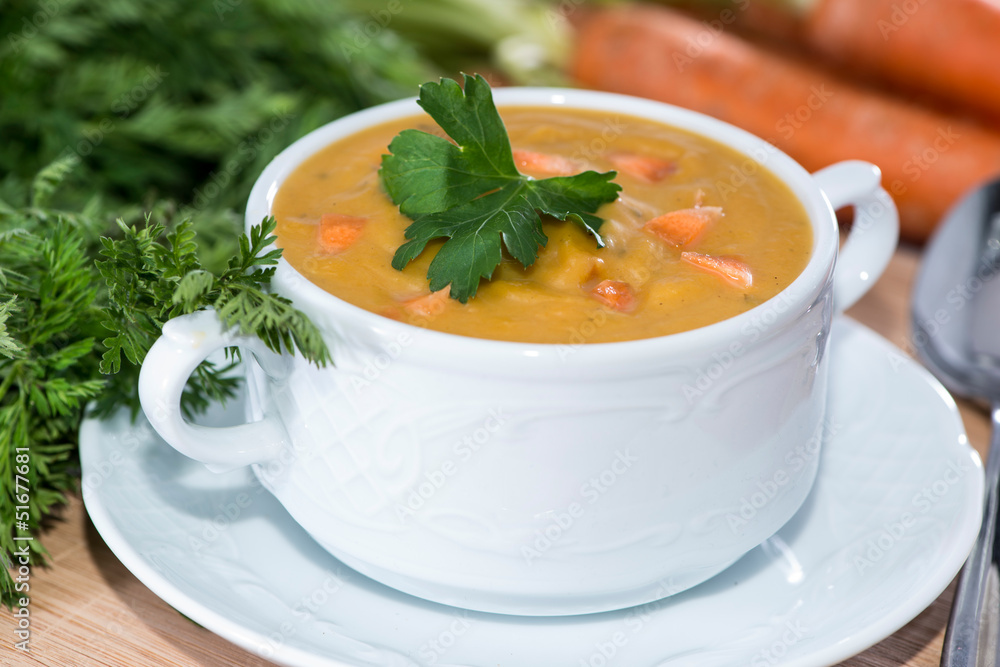 Fresh made Carrot Soup Fresh made Carrot Soup
