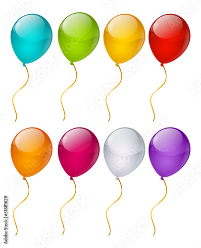 Set of balloons