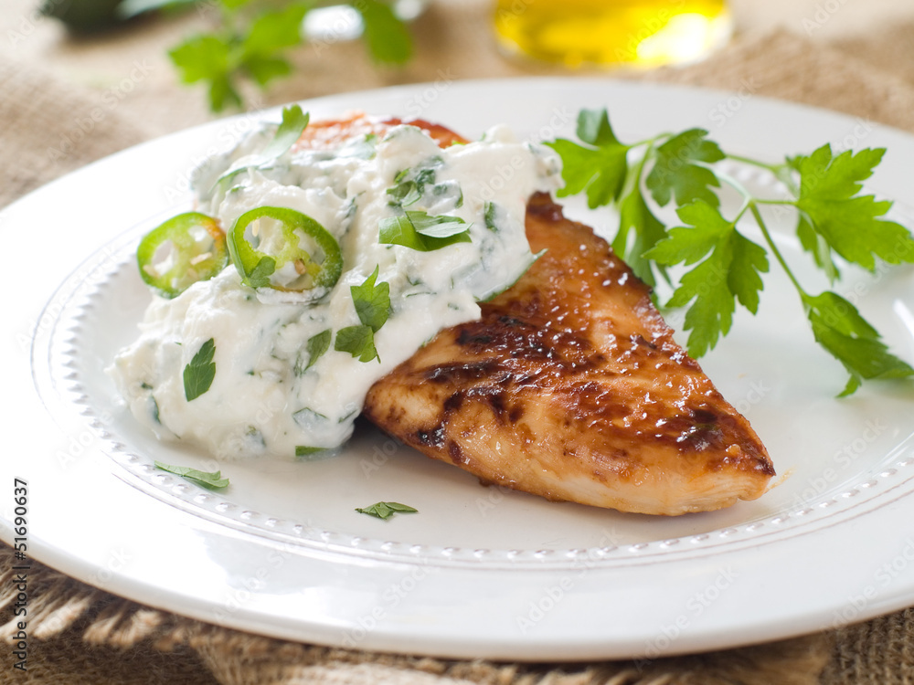 Grilled chicken breast Grilled chicken breast
