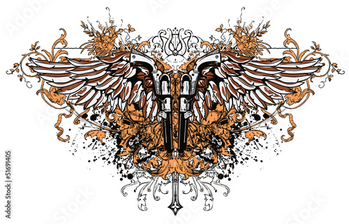 Flying guns