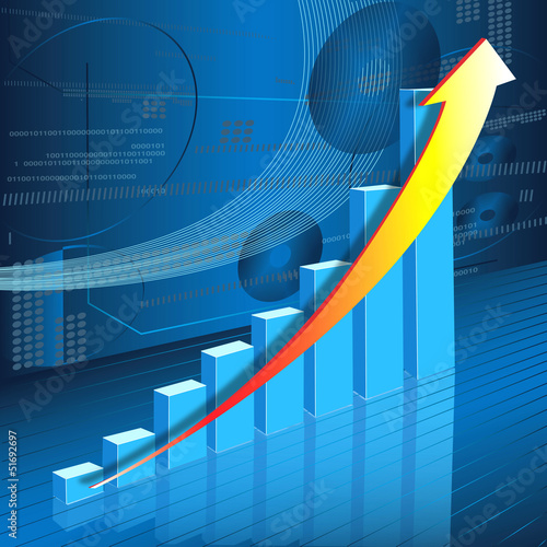 Business 3D Graph